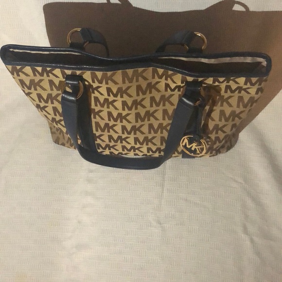 Vintage Michael Kors Monogrammed Tote Bag - Picture 2 of 5